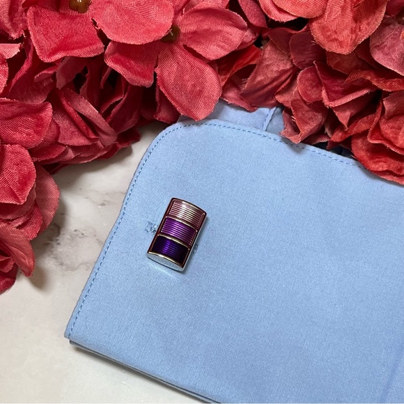Multi Tone Purple Color Blocked Rectangular Cufflinks - Picture 9 of 16